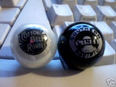 COTTON BELT ROUTE SOUTHERN PACIFIC LINES LOGO MARBLES