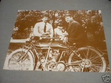 OLD INDIAN MOTORCYCLE PRINT