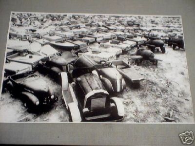PEDAL CAR JUNKYARD PRINT PICTURE