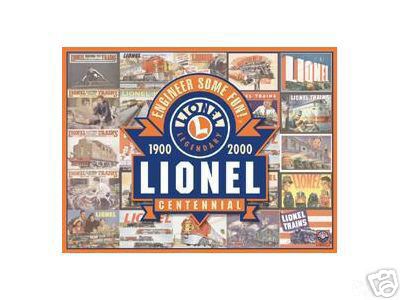 LIONEL CENTENNIAL SIGN