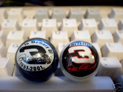 DALE EARNHARDT GLASS LOGO MARBLES