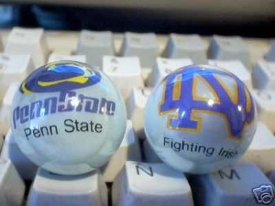 NOTRE DAME AND PENN STATE MARBLES