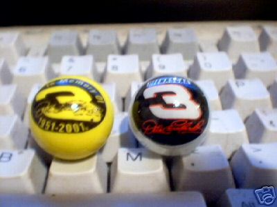 DALE EARNHARDT GLASS LOGO MARBLES