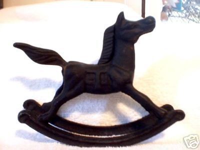CAST IRON ROCKING HORSE