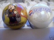 PEPSI BOB THE BUILDER GLASS MARBLES