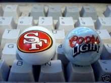 SAN FRANCISCO COORS GLASS LOGO MARBLES