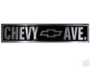 CHEVY AVE. SIGN