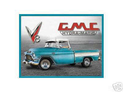 GMC HYDRA-MATIC TIN SIGN