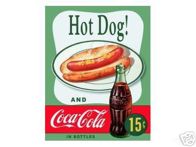 HOT DOG! and COCA-COLA SIGN