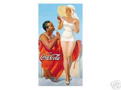 COCA-COLA - MAN & WOMAN AT BEACH