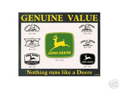 JOHN DEERE - GENUINE VALUE