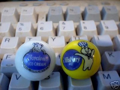 BORDENS AND PILLSBURY MARBLES