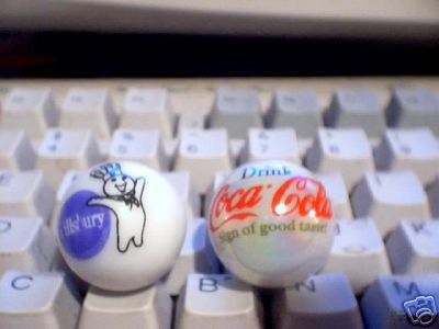 COCA-COLA AND PILLSBURY MARBLES