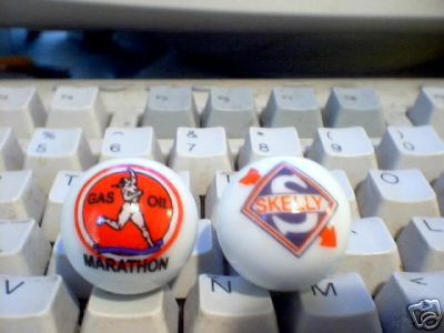 SKELLY AND MARATHON MARBLES