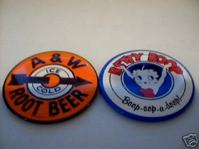 BETTY BOOP - A & W ROOTBEER MAGNETS