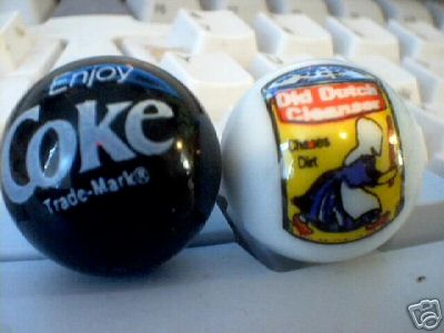 COKE & OLD DUTCH CLEANSER MARBLES