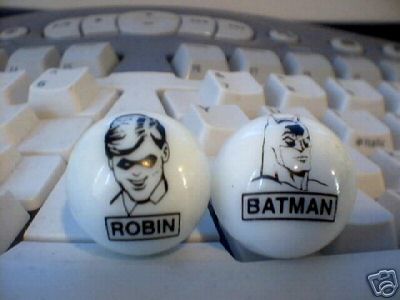 BATMAN - ROBIN MARBLES