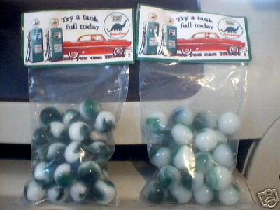 TWO BAGS OF SINCLAIR DINO MARBLES