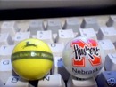 NEBRASKA AND JOHN DEERE MARBLES