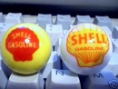 NEW SHELL GASOLINE LOGO MARBLES ADVERTISING MARBLE NR