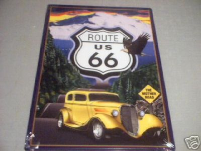 ROUTE 66 THE MOTHER ROAD SIGN