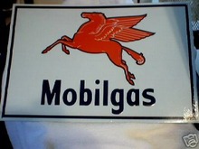 MOBILGAS TIN SIGN