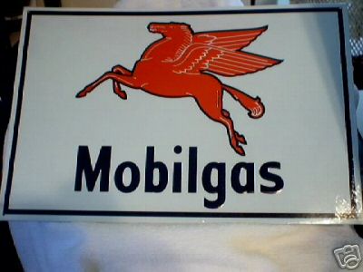 MOBILGAS TIN SIGN