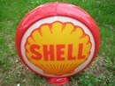 SHELL GAS PUMP GLOBE OIL STATION DECOR