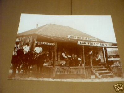 JUDGE ROY BEAN PRINT
