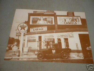 TEXACO GAS STATION PRINT