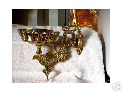 BRASS LAMP BRACKET