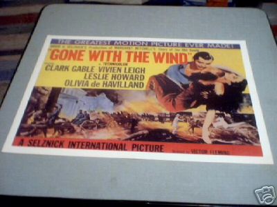 GONE WITH THE WIND MOVIE POSTER