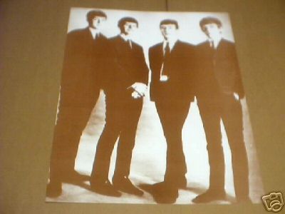 BEATLES PRINT PICTURE POSTER SIGN
