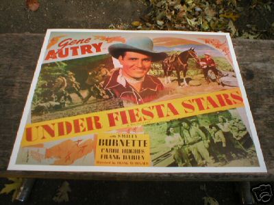 GENE AUTRY MOVIE POSTER PRINT
