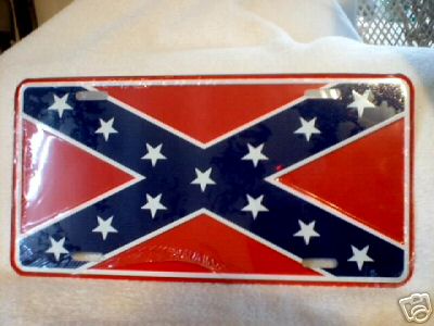 REBEL LICENSE PLATE
