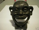 BOTTLE OPENER BLACK AMERICANA CAST IRON COLLECTIBLE NR