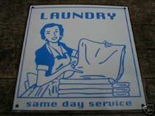 LAUNDRY ROOM SIGN COLLECTIBLE METAL SIGNS NR