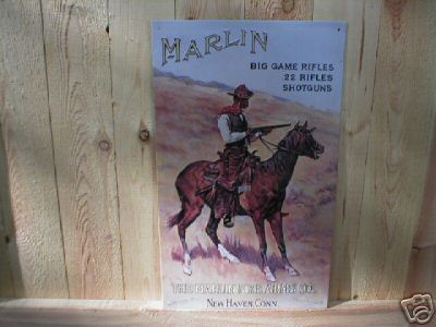 MARLIN - BIG GAME RIFLES SIGN