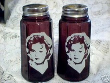 SHIRLEY TEMPLE AMETHYST SALT AND PEPPERS