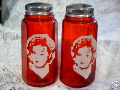 SHIRLEY TEMPLE RED SALT AND PEPPERS