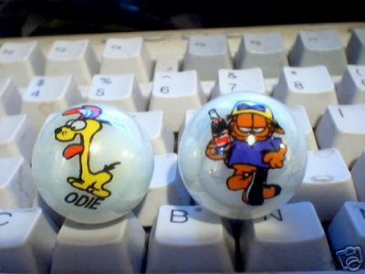 GARFIELD AND ODIE MARBLES