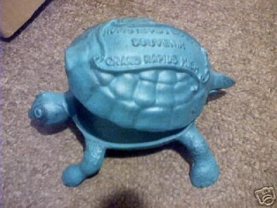 CAST IRON TURTLE IRONWARE DECOR T