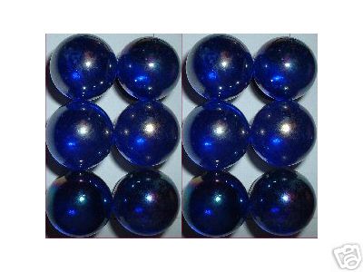 COBALT SHOOTER MARBLES TWO POUNDS ONE INCH