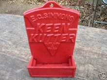 KEEN KUTTER MATCH HOLDER CAST IRON COLLECTIBLE NR