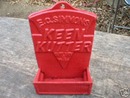 KEEN KUTTER MATCH HOLDER CAST IRON COLLECTIBLE NR