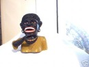 CAST IRON BLACK AMERICANA DINAH MECHANICAL BANK