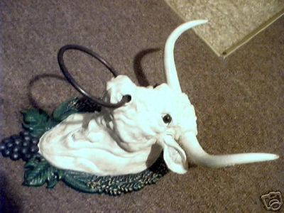 CAST IRON STEERHEAD WALLHANGER