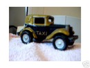 TAXI CAB YELLOW BLACK CAR CAST IRON
