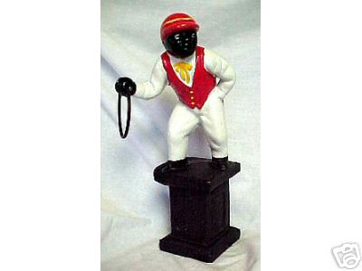 CAST IRON JOCKEY COLLECTOR'S ITEM NR