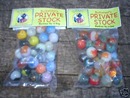 BLACK AMERICANA BAGS OF MARBLES COLLECTORS MARBLE NR